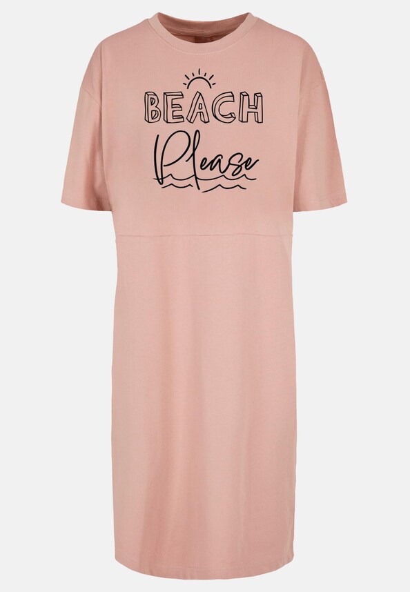 Ladies Beach Please Oversized Slit-2