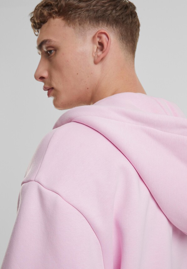 Urban Classics Fluffy Zip Hoodies-5