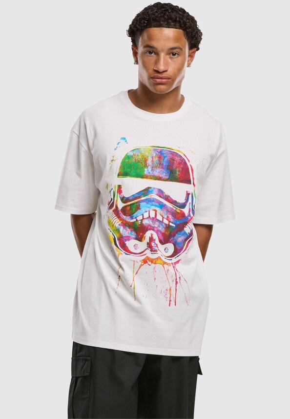 Stormtrooper  Paint Splats with Heavy Oversize Tee-0