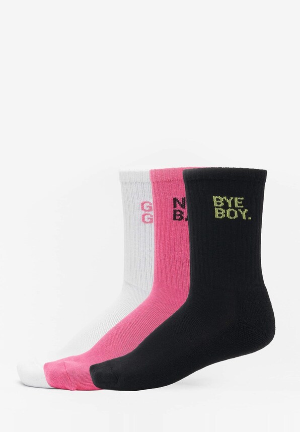 Girl Gang Socks 3-Pack-0