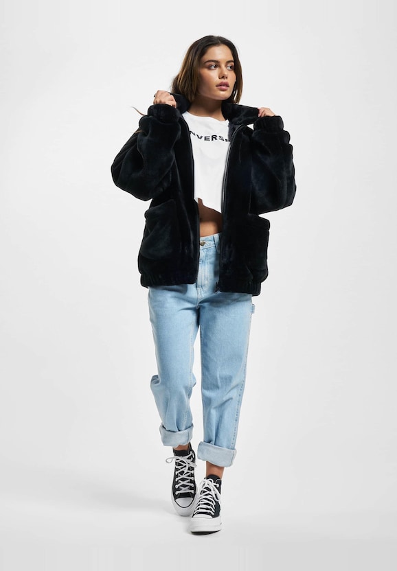 Converse Faux Fur Winterjacke-7