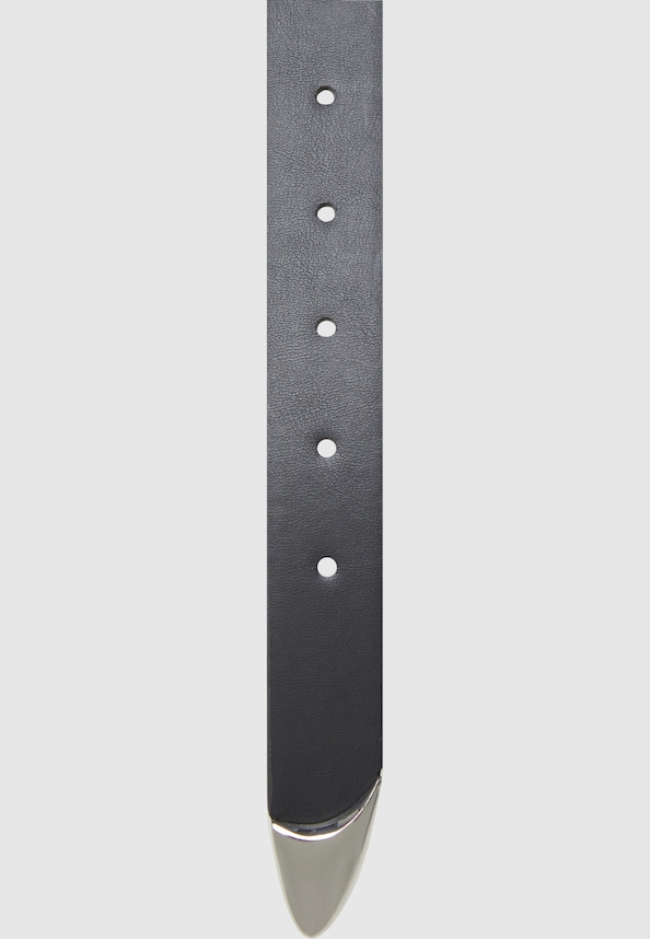 Chunky Buckle Loop Synthetic Leather-2