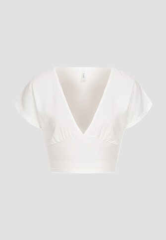 ONLY Damen Deep V-Neck Crop