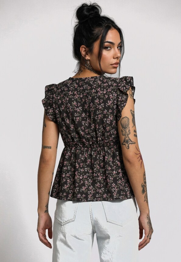 Ruffle Sleeve -1