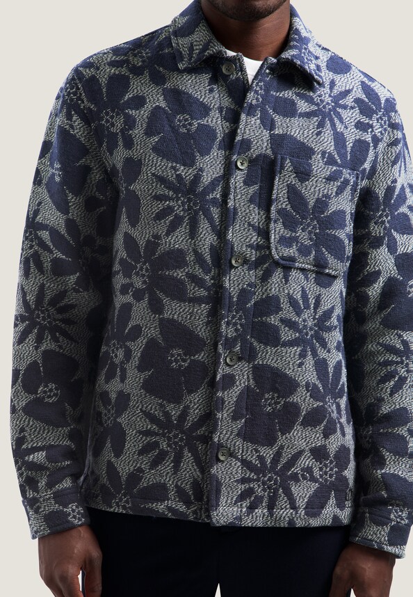 Lino Damast Overshirt-4