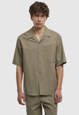 Relaxed Seersucker Short Sleeve
