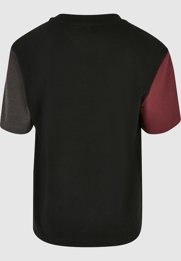 Boys Organic Oversized Colorblock Tee-1