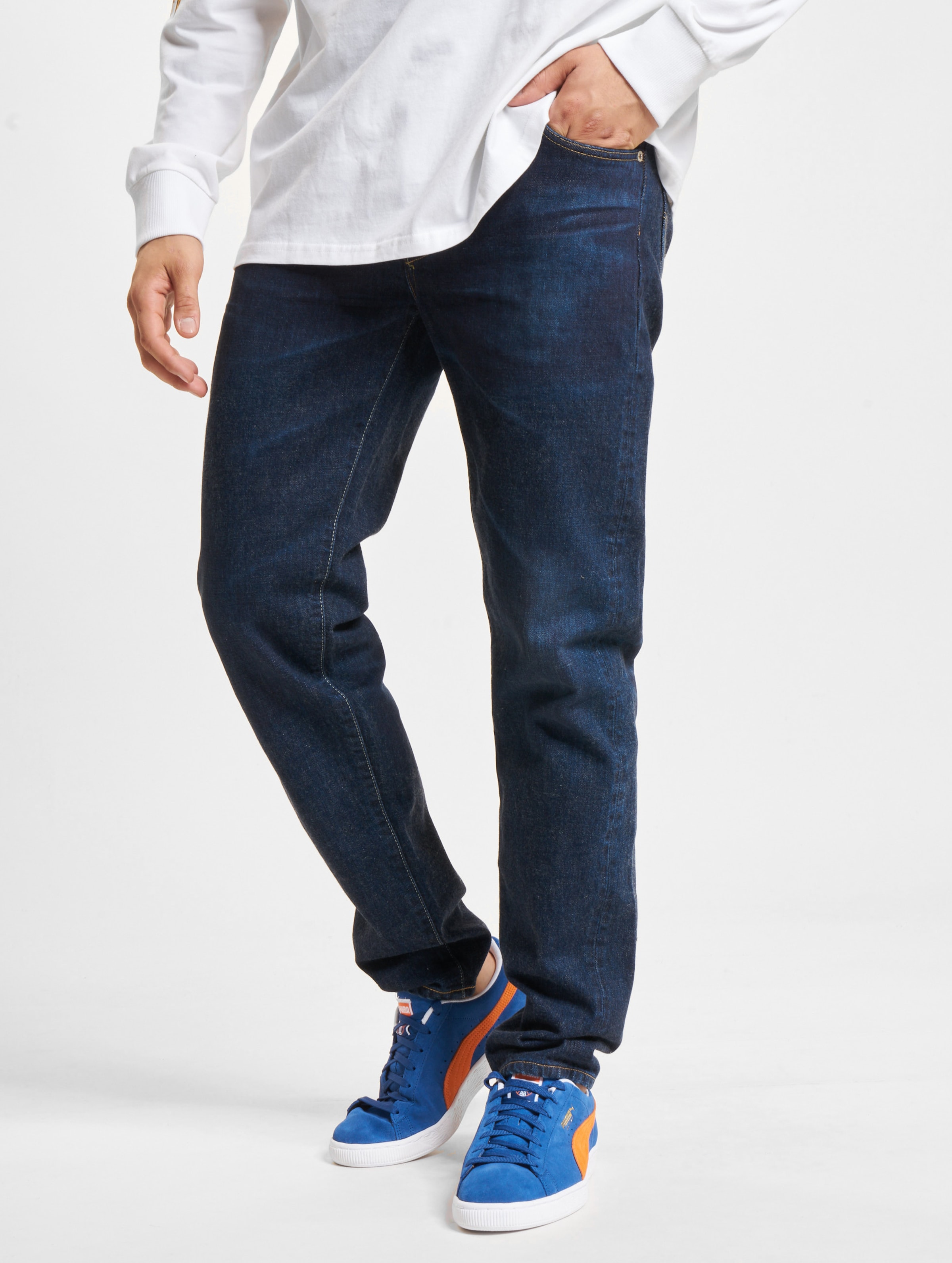 Edwin Regular Tapered Jeans Männer,Unisex op kleur blauw, Maat 3232
