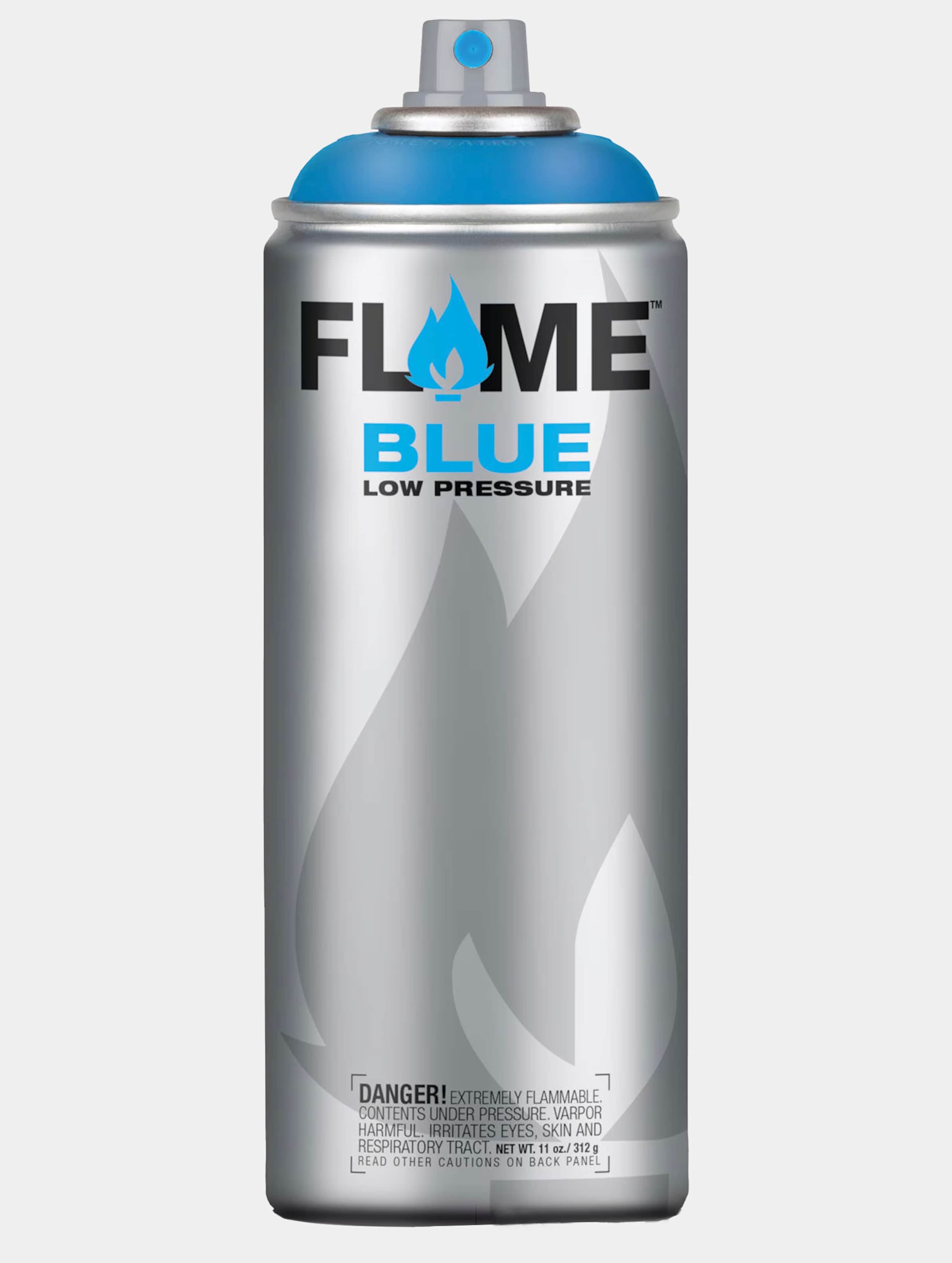 Molotow Flame Blue - Spray Paint - Spuitbus verf - Synthetisch - Lage druk - Matte afwerking - 400 ml - gold
