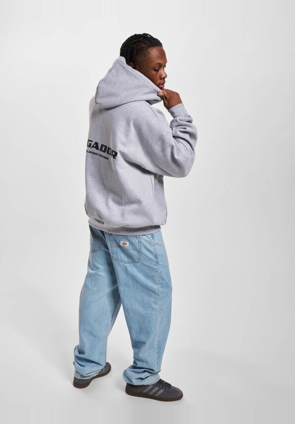 PEGADOR Colne Logo Oversized Sweat Zip Hoodies-6