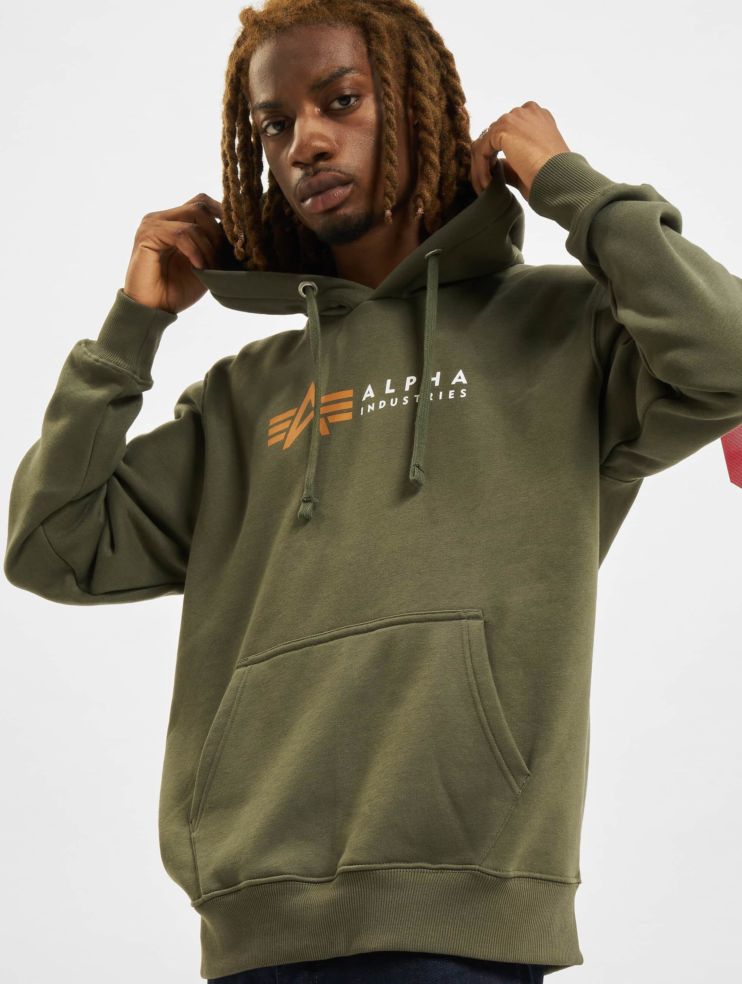 Alpha industries 2025 hoodie olive