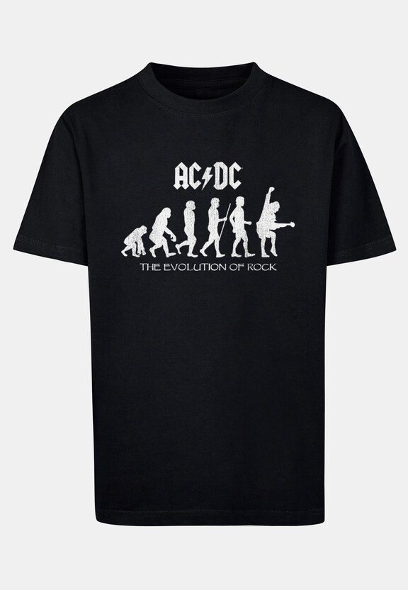 Kids ACDC - Evolution Of Rock Basic T-Shirt-0