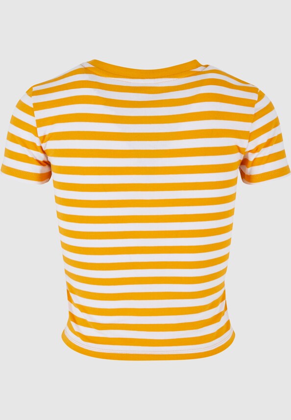 Ladies Short Striped Tee-6