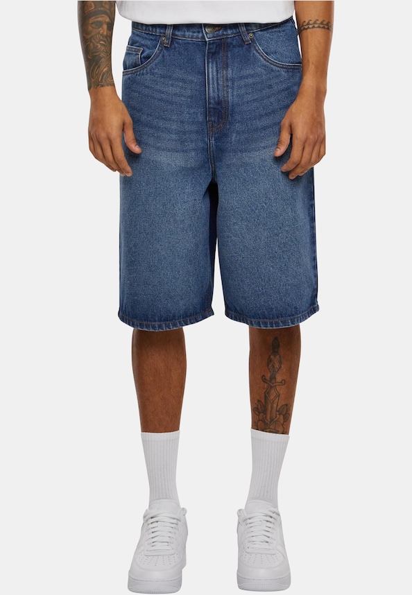 90's Heavy Denim Shorts-0