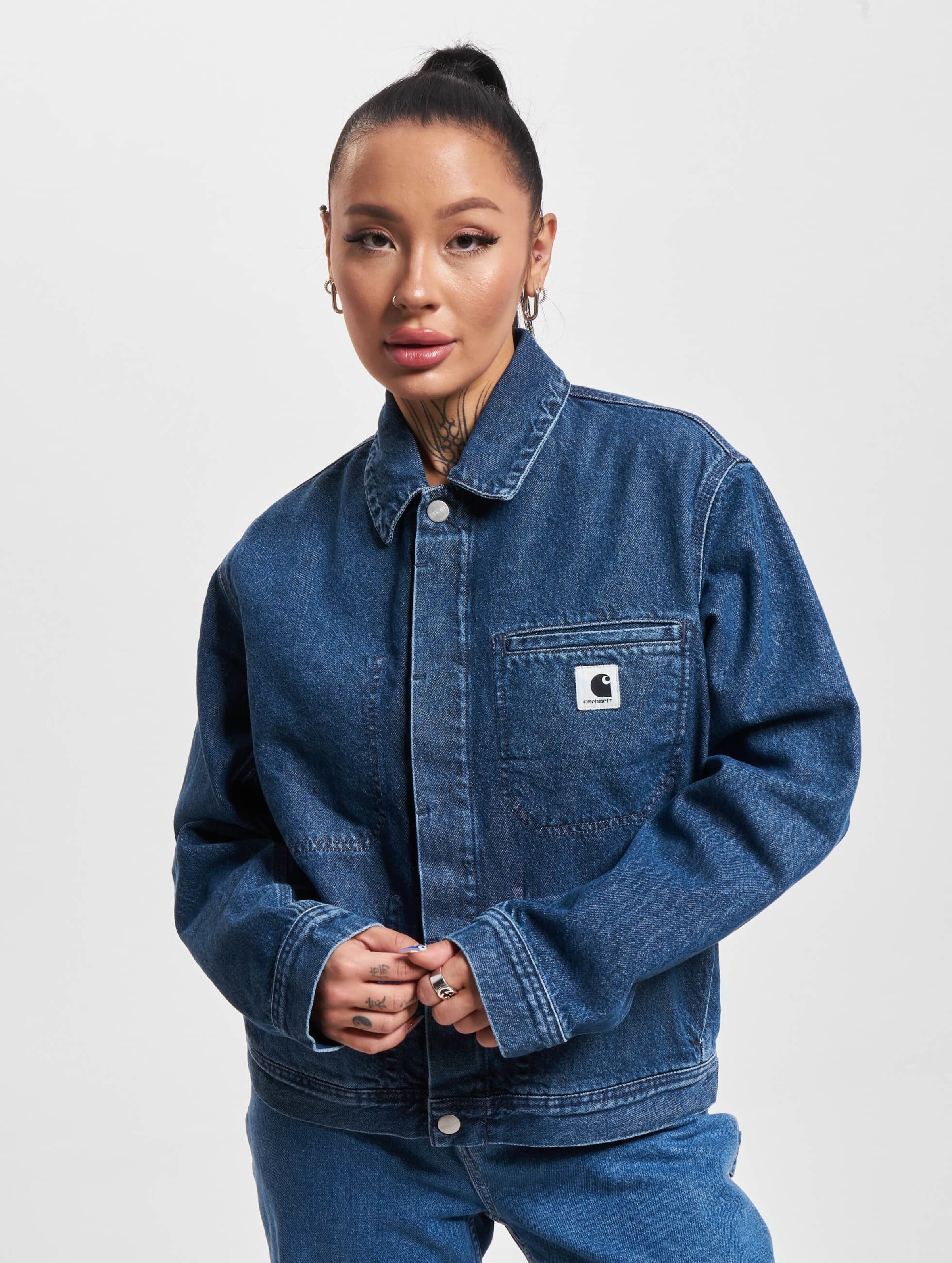 Carhartt wip denim shirt best sale