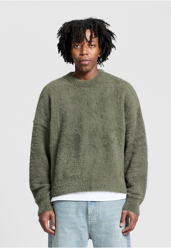 Essential Furry Knit Sweater-0