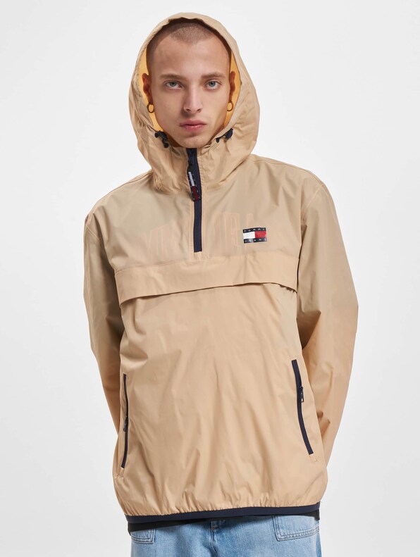 Tommy Jeans Pckable Tech Chicago Popover Windbreaker-0