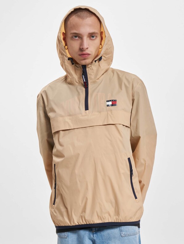 Tommy Jeans Pckable Tech Chicago Popover Windbreaker-0