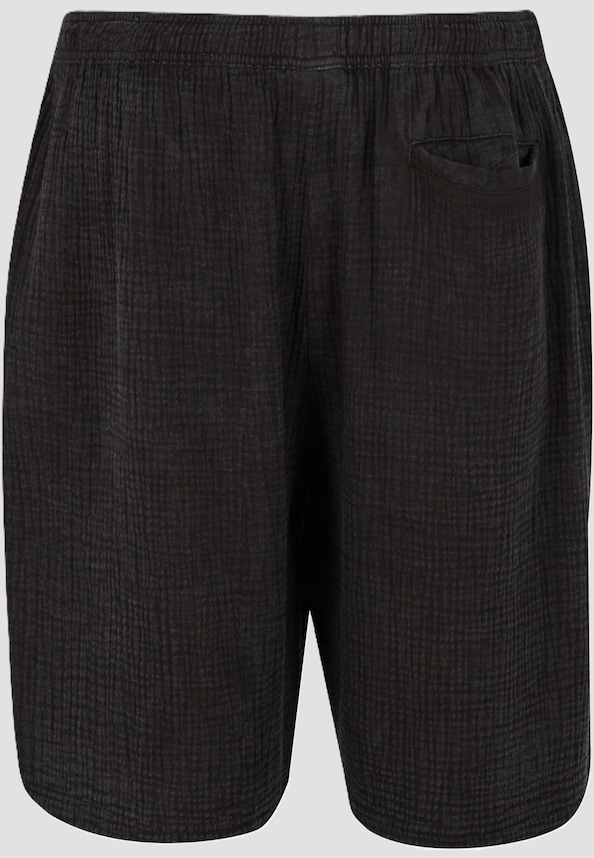 Acid Washed Musselin Shorts-3
