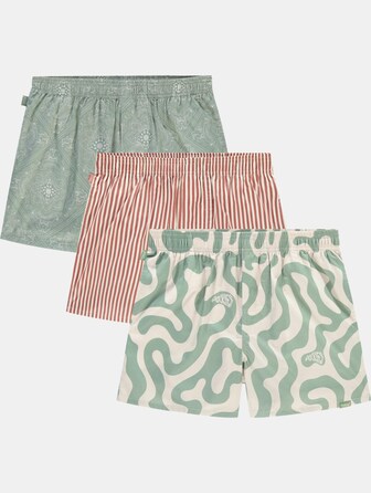 3-Pack - Swirls - Striped - Paisley Boxers