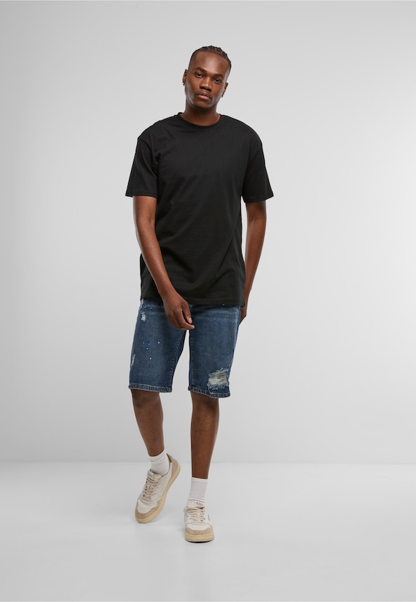 Leonardo Ripped Slim Fit Shorts-4