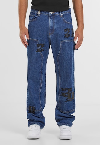 Manas Logo Carpenter Straight Jeans