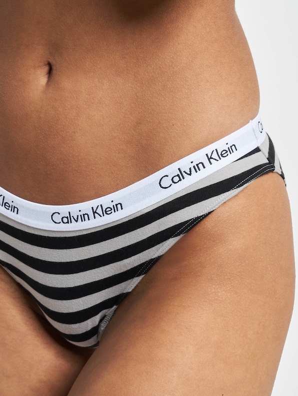 Calvin Klein Underwear 3 Pack Slip Pink/Grey/Rainer Stripe-11