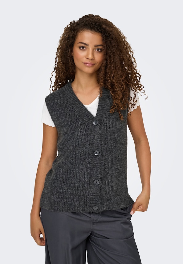 ONLJANE SL V-NECK BUTTON-0