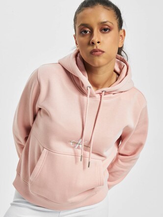 Calvin Klein Monogram Logo Hoody Pink