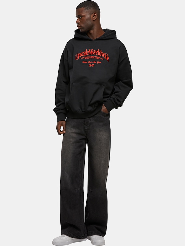 Mister Tee Upscale World Wide Heavy Oversize Hoody-3