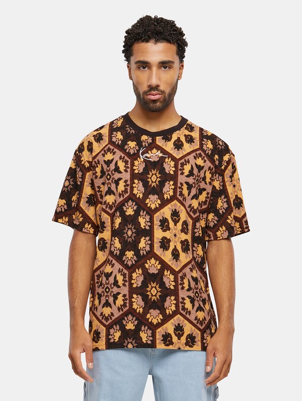 Karl Kani Small Signature Tile Towelling T-Shirt-2