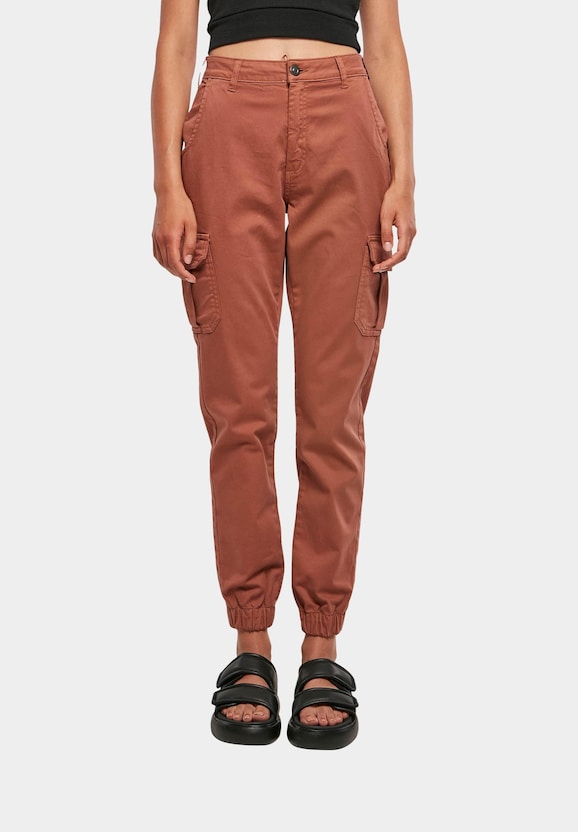 Urban Classics Ladies High Waist Cargo Pants-2