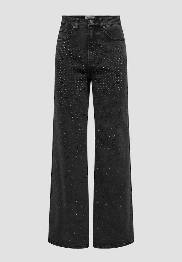 Hope Rhinestone High Waist Bootcut-4