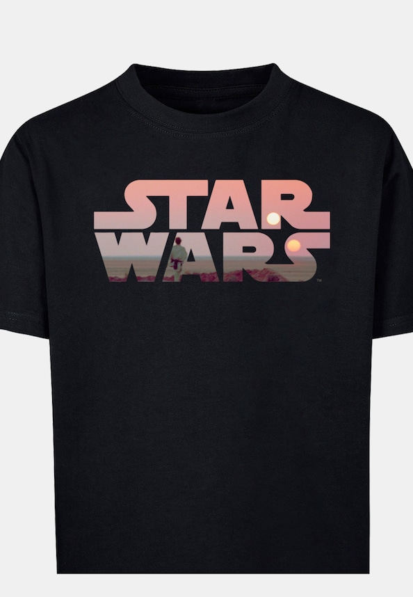 Star Wars Tatooine Logo with Kids Basic Tee-0