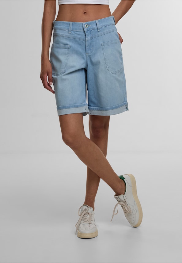 Wide Leg Short Modern Authentic light denim-0