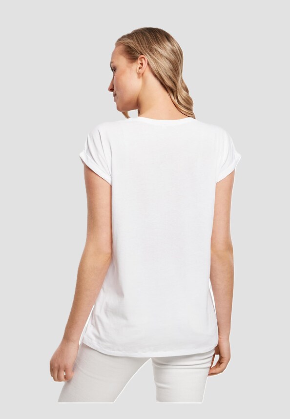 Ladies Peace - Red Heart White Extended Shoulder -1