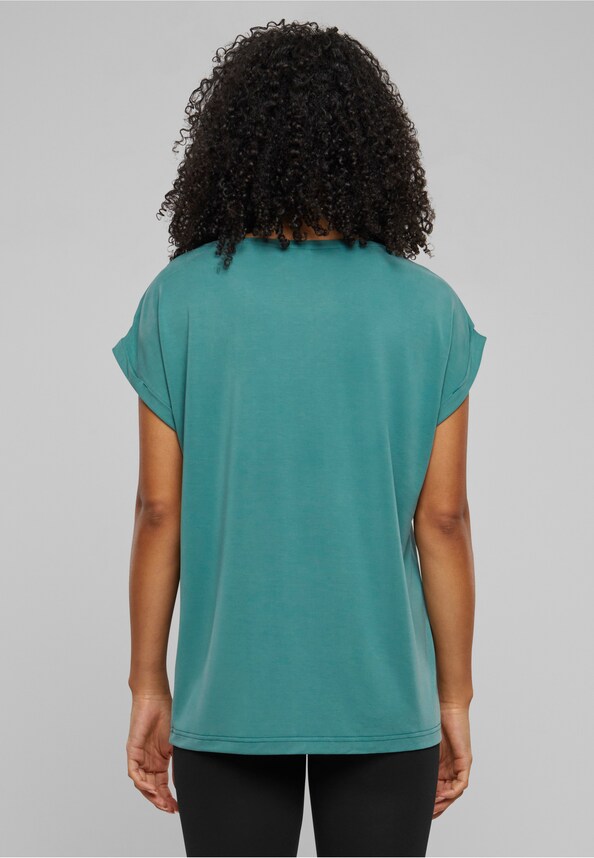 Ladies Modal Extended Shoulder Tee-1