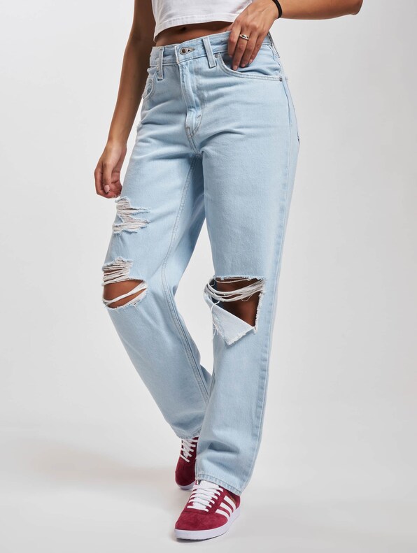Hollister rip skinny jeans in indigo