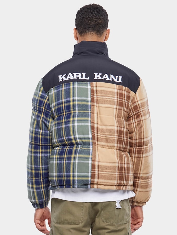 KK OG Flannel Block Puffer Jacket-1