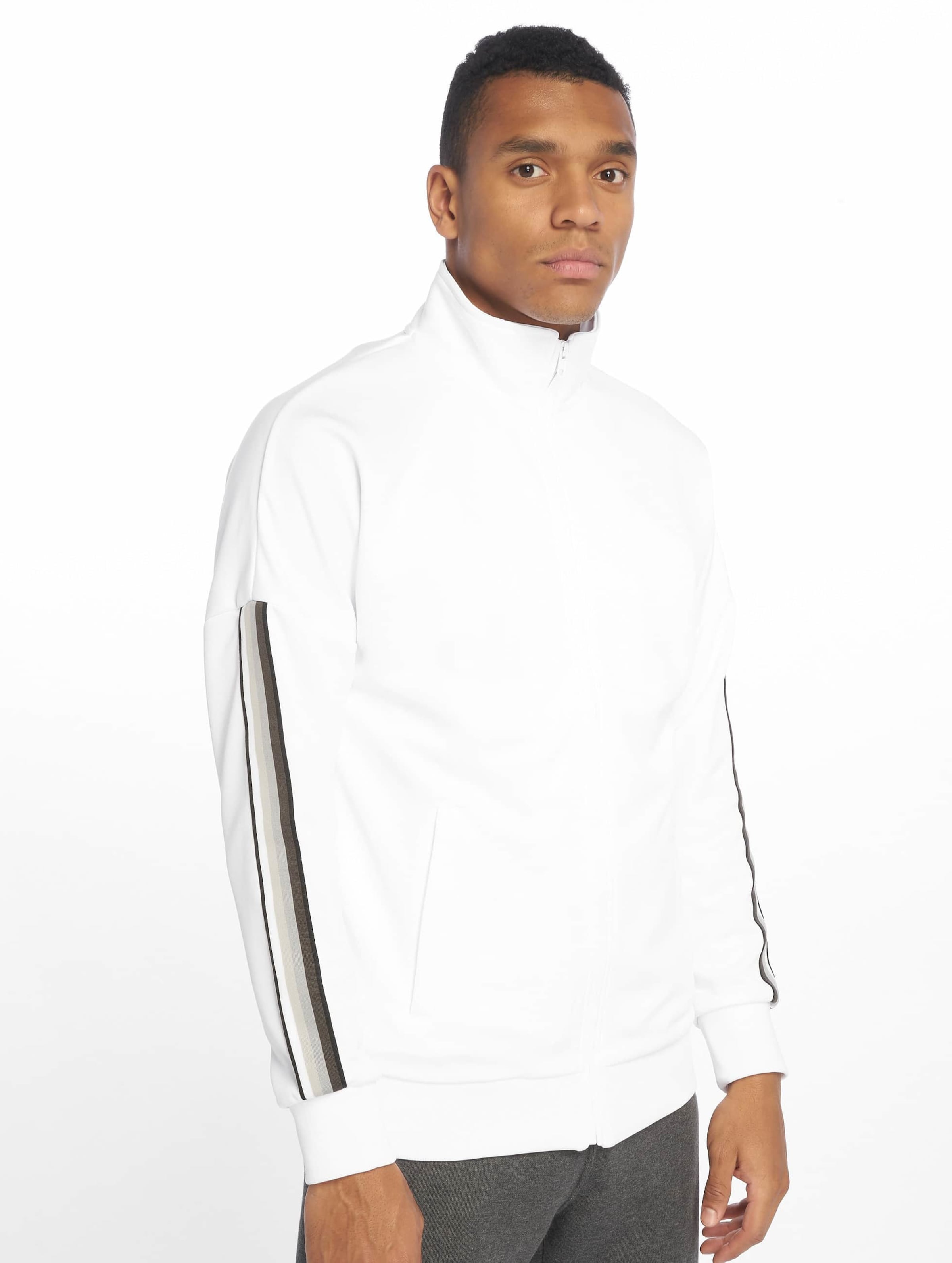 Urban Classics Sleeve Taped Track Jacket Mannen op kleur grijs, Maat XXL