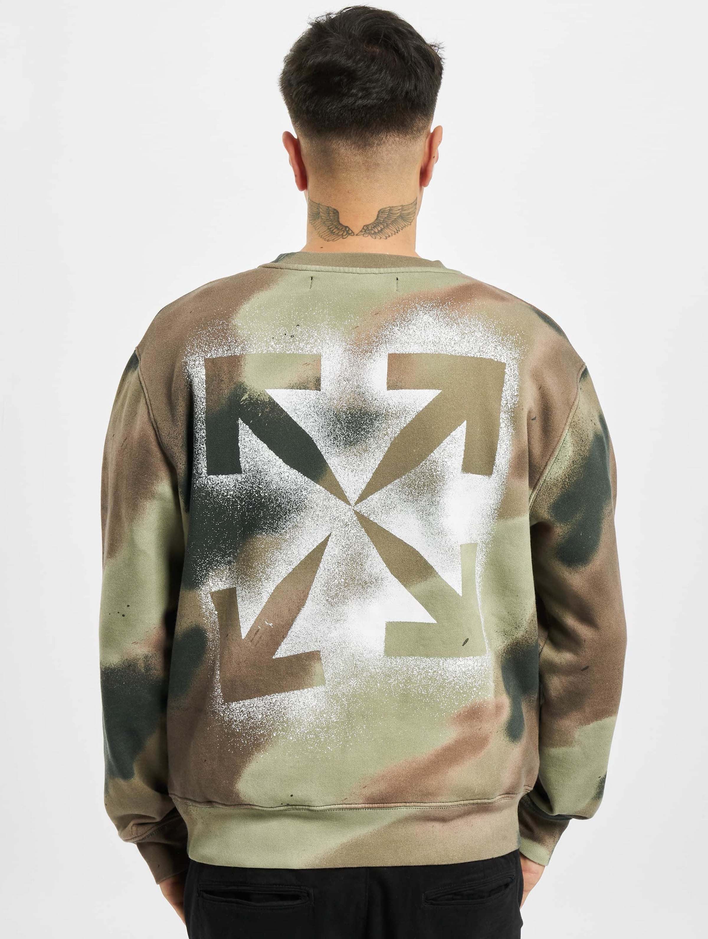 Off white camo discount jumper