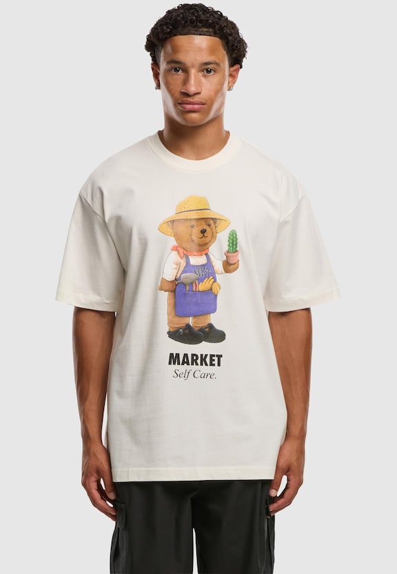 Market Botanical Bear T-Shirt-2
