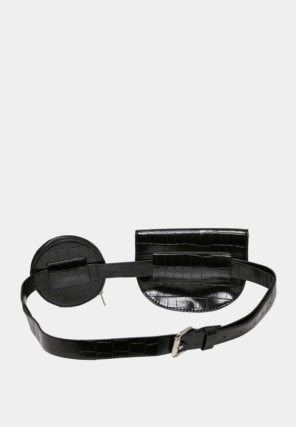 Urban Classics Croco Synthetic Leather Double Beltbag Bag-1