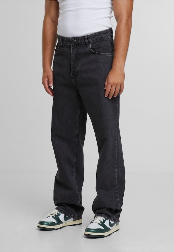 Adrik Basic Baggy Jeans-3