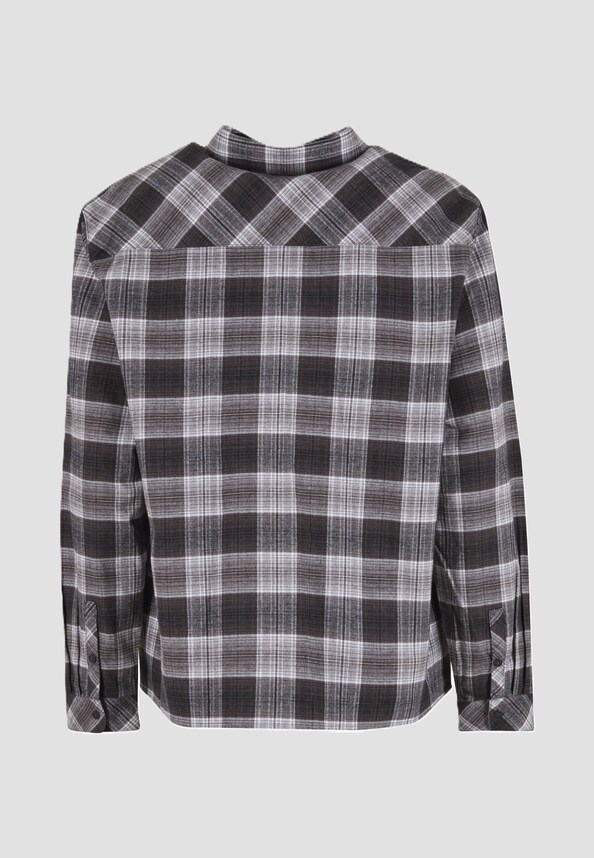 Kani Jeans Check Flannel Oversized Shirt-3
