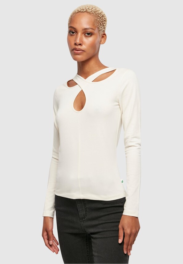 Ladies Crossed Cut Out-0