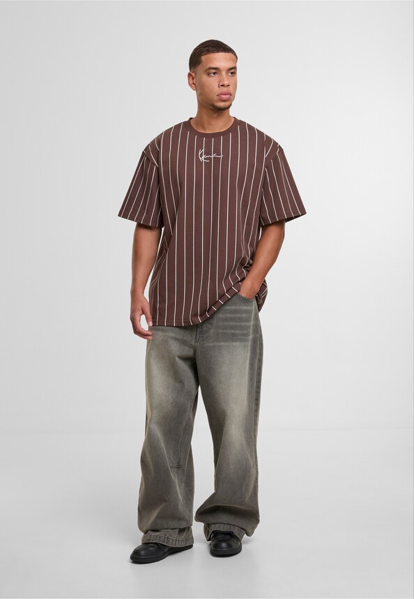 Small Signature Essential Pinstripe Tee-2