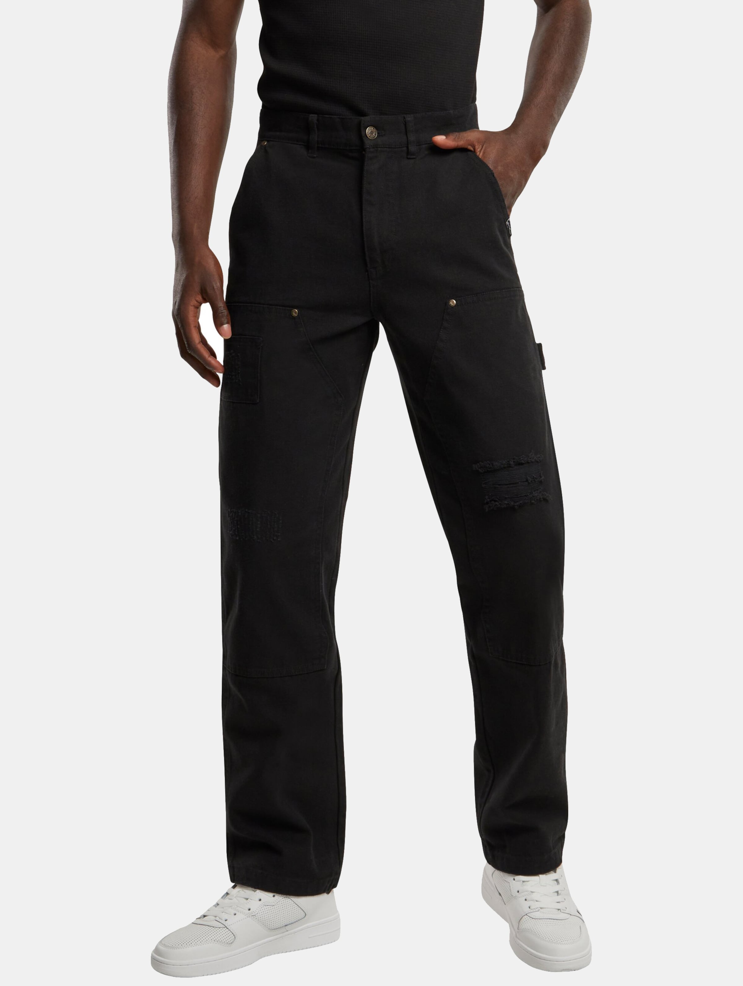 Karl Kani KK OG Washed Cargo Pants Männer,Unisex op kleur zwart, Maat XL