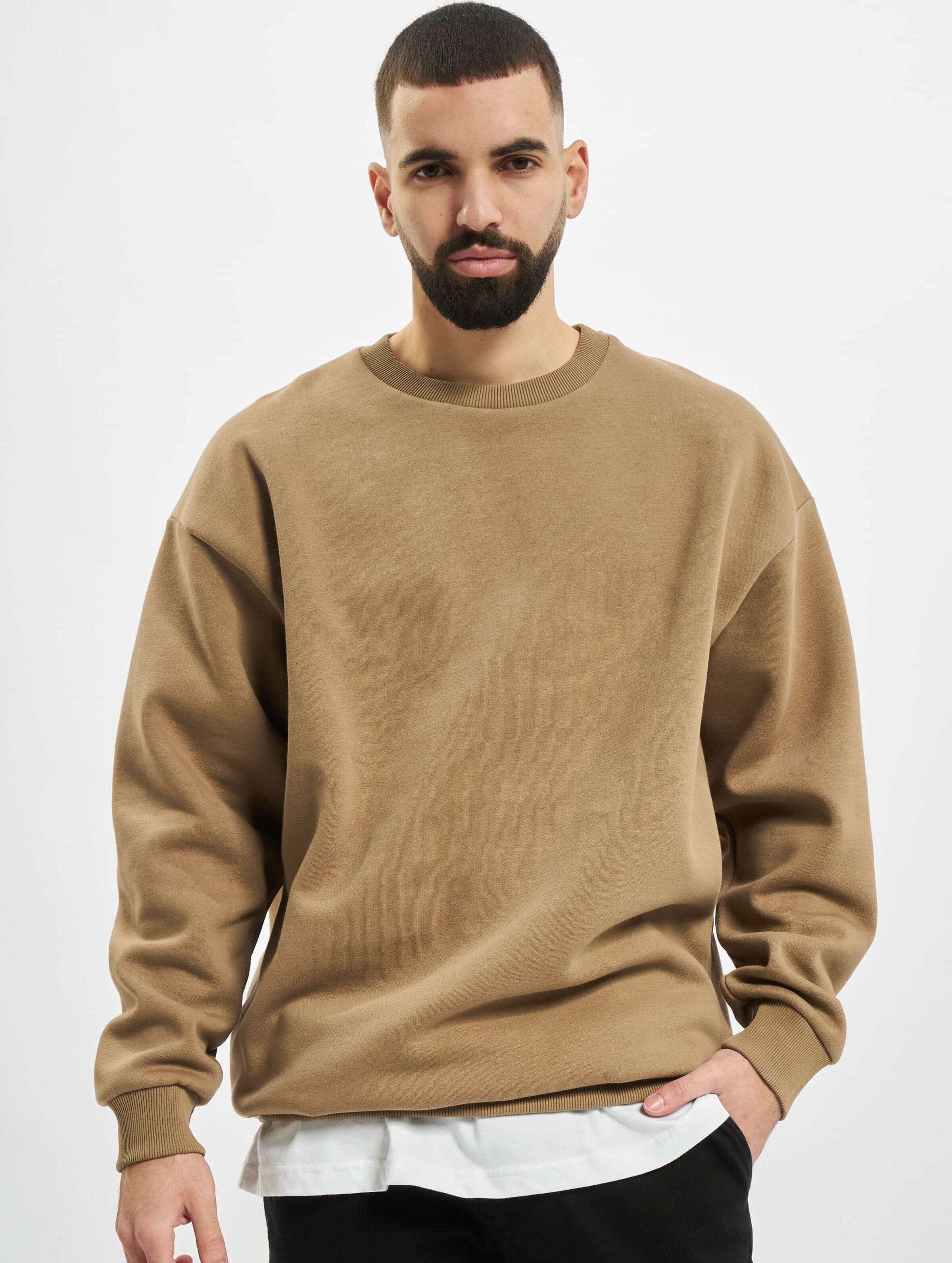 DEF Hannes Crewneck Mannen op kleur beige, Maat M