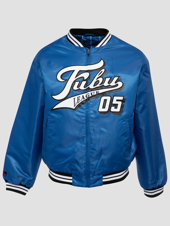 FUBU Varsity Reversible Satin Jacket-6